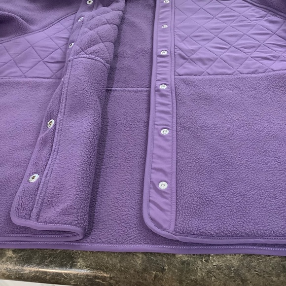 GAP Purple Fleece Jacket XXL - Picture 10 of 11